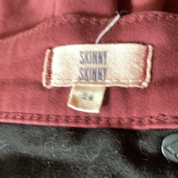 Like new Madewell maroon skinny skinny jeans - Picture 8 of 15